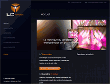 Tablet Screenshot of lc-formation.com